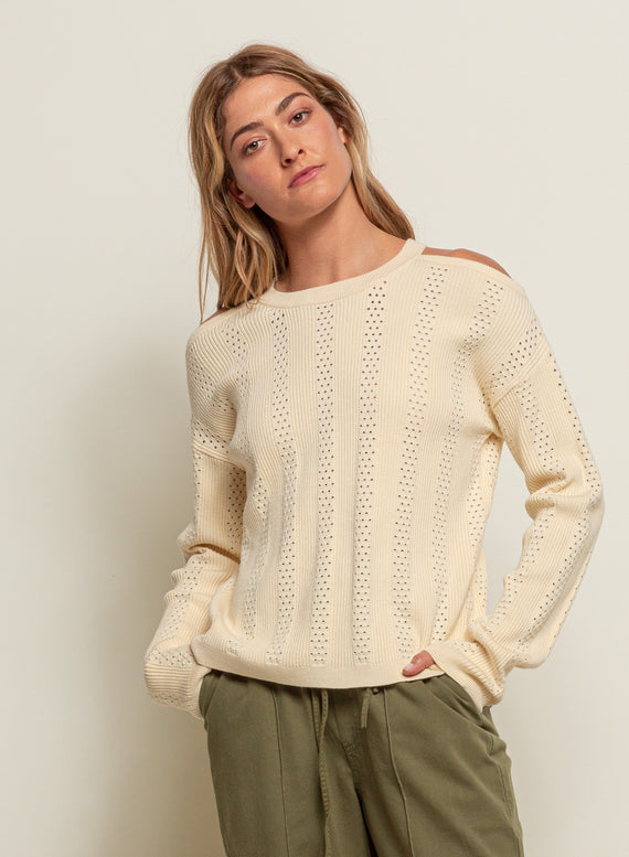 Cold Shoulder Sweater